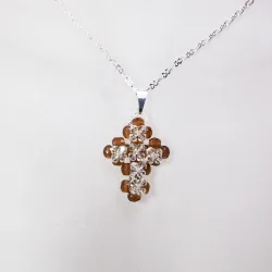 Pendant 45cm - Proserpine-Silver Chain - Pendant 45cm - Laiton argenté